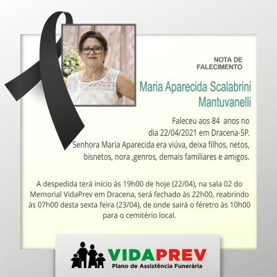 Maria Aparecida Scalabrini Mantuvanelli